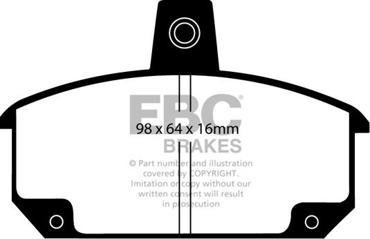 EBC Brakes DP354 - Jarrupala, levyjarru inparts.fi