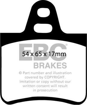 EBC Brakes DP350 - Jarrupala, levyjarru inparts.fi