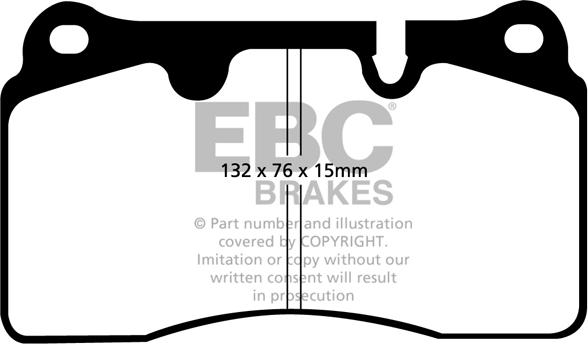 EBC Brakes DP31908C - Jarrupala, levyjarru inparts.fi