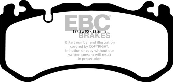 EBC Brakes DP51939NDX - Jarrupala, levyjarru inparts.fi