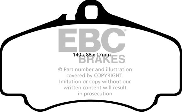 EBC Brakes DP31454C - Jarrupala, levyjarru inparts.fi