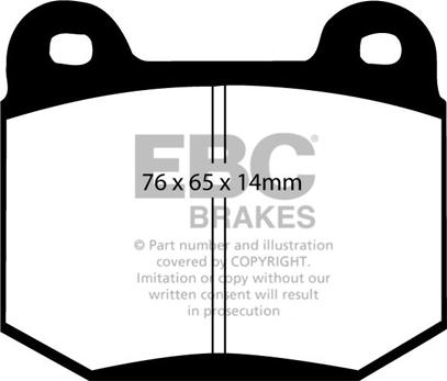 EBC Brakes DP31538C - Jarrupala, levyjarru inparts.fi