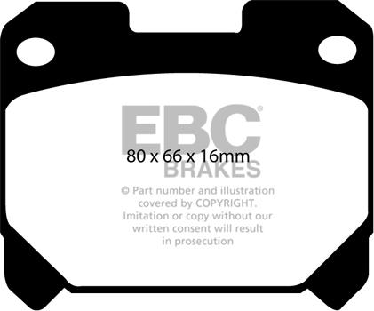 EBC Brakes DP31005C - Jarrupala, levyjarru inparts.fi