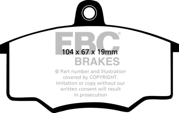 EBC Brakes DP310 - Jarrupala, levyjarru inparts.fi