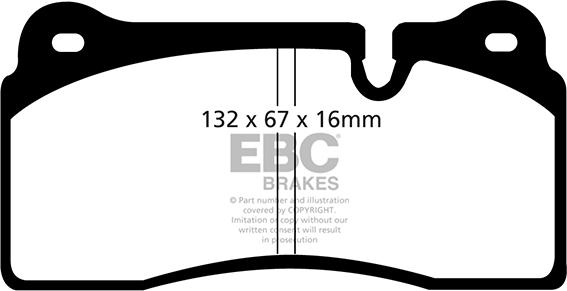 EBC Brakes DP91127 - Jarrupala, levyjarru inparts.fi