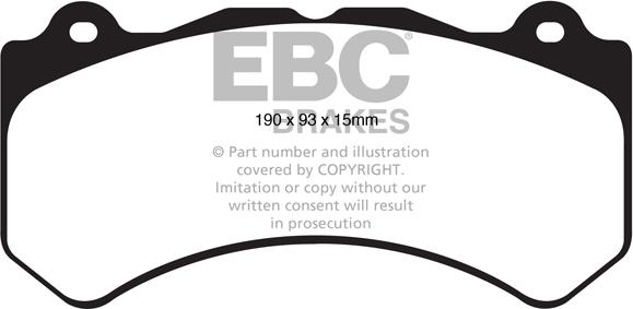 EBC Brakes DP41853R - Jarrupala, levyjarru inparts.fi