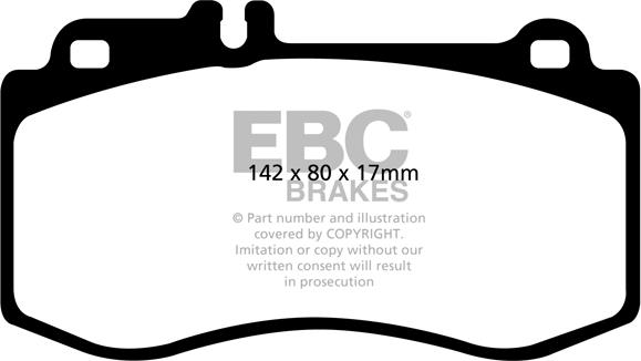 EBC Brakes DP31857C - Jarrupala, levyjarru inparts.fi