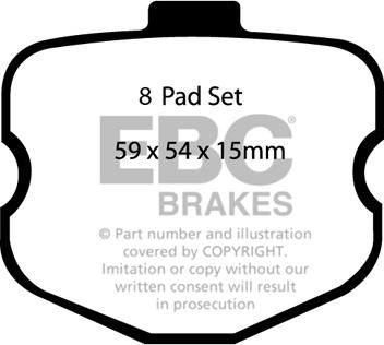 EBC Brakes DP91771/2 - Jarrupala, levyjarru inparts.fi