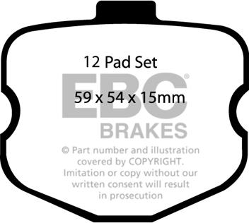 EBC Brakes DP51771NDX - Jarrupala, levyjarru inparts.fi