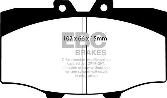 EBC Brakes DP380 - Jarrupala, levyjarru inparts.fi