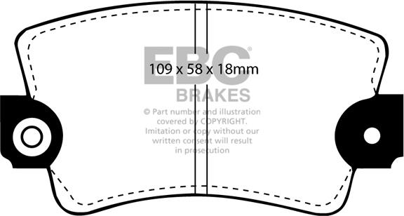 EBC Brakes DP324 - Jarrupala, levyjarru inparts.fi