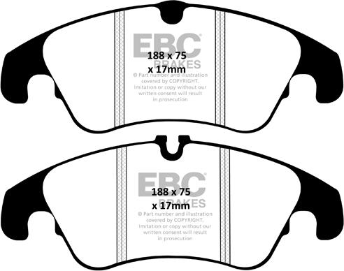 EBC Brakes DP32055C - Jarrupala, levyjarru inparts.fi