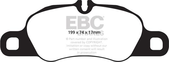 EBC Brakes DP52057NDX - Jarrupala, levyjarru inparts.fi