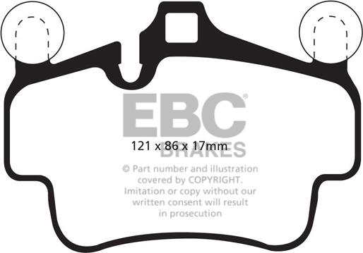 EBC Brakes DP52029NDX - Jarrupala, levyjarru inparts.fi