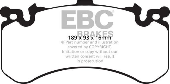 EBC Brakes DP42158R - Jarrupala, levyjarru inparts.fi