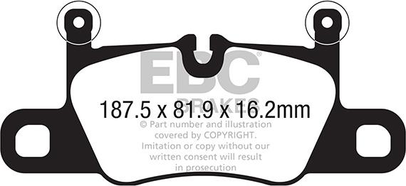 EBC Brakes DP42371R - Jarrupala, levyjarru inparts.fi