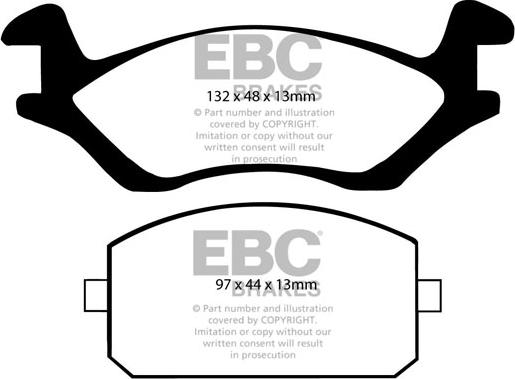 EBC Brakes DP322 - Jarrupala, levyjarru inparts.fi