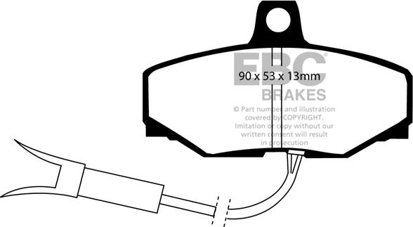 EBC Brakes DP3757/2C - Jarrupala, levyjarru inparts.fi