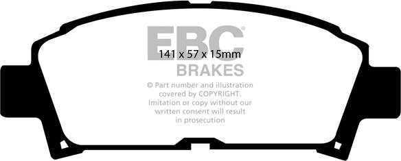 EBC Brakes DP2995 - Jarrupala, levyjarru inparts.fi