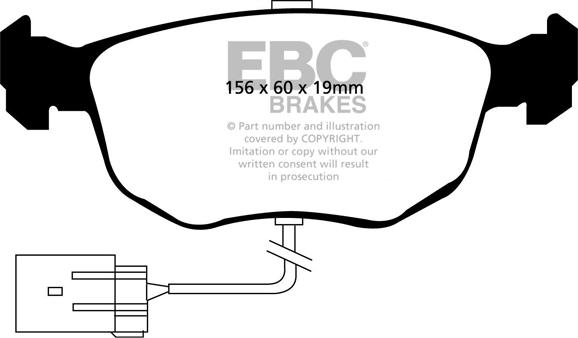 EBC Brakes DP2956 - Jarrupala, levyjarru inparts.fi