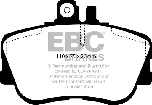 EBC Brakes DP962 - Jarrupala, levyjarru inparts.fi