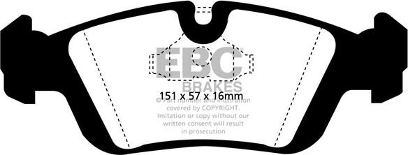 EBC Brakes DP2914 - Jarrupala, levyjarru inparts.fi