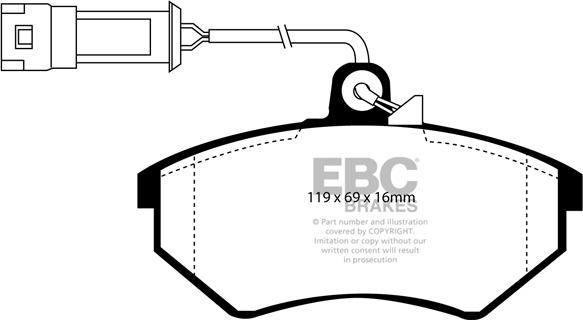 EBC Brakes DP2982/2 - Jarrupala, levyjarru inparts.fi