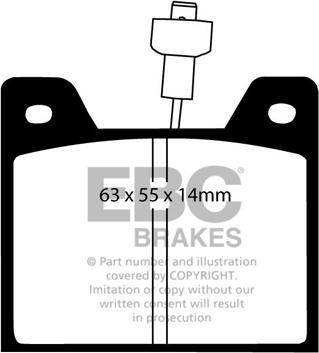 EBC Brakes DP292 - Jarrupala, levyjarru inparts.fi