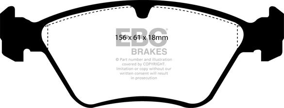 EBC Brakes DP4976R - Jarrupala, levyjarru inparts.fi