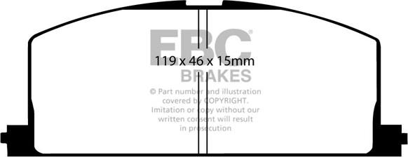 EBC Brakes DP4453R - Jarrupala, levyjarru inparts.fi