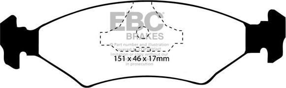 EBC Brakes DP415 - Jarrupala, levyjarru inparts.fi