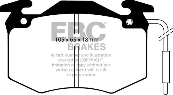 EBC Brakes DP2546 - Jarrupala, levyjarru inparts.fi