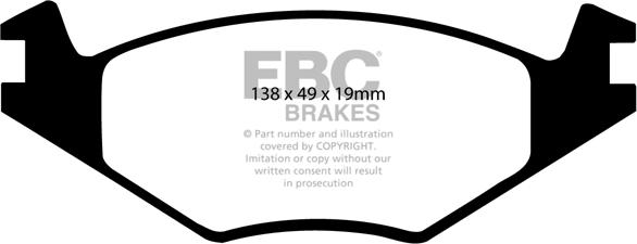 EBC Brakes DP5172 - Jarrupala, levyjarru inparts.fi