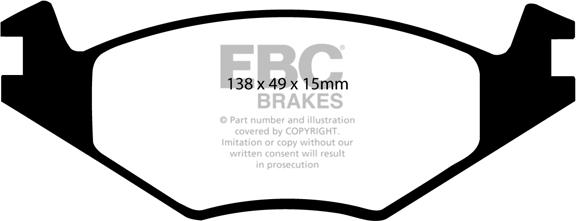 EBC Brakes DP2517 - Jarrupala, levyjarru inparts.fi