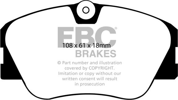 EBC Brakes DP2577 - Jarrupala, levyjarru inparts.fi