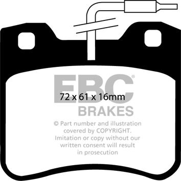 EBC Brakes DP2656 - Jarrupala, levyjarru inparts.fi