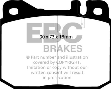 EBC Brakes DP2612 - Jarrupala, levyjarru inparts.fi