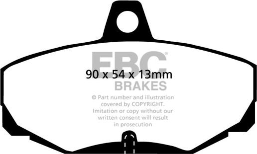 EBC Brakes DP2617 - Jarrupala, levyjarru inparts.fi