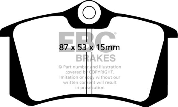 EBC Brakes DP2680 - Jarrupala, levyjarru inparts.fi