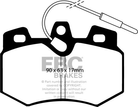 EBC Brakes DP626 - Jarrupala, levyjarru inparts.fi