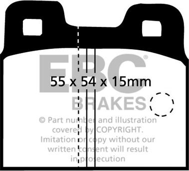 EBC Brakes DP218 - Jarrupala, levyjarru inparts.fi