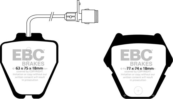 EBC Brakes DP31328C - Jarrupala, levyjarru inparts.fi