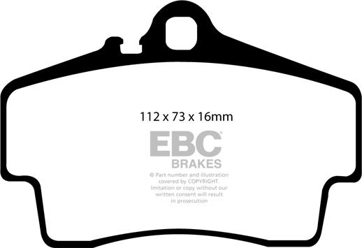 EBC Brakes DP81208RP1 - Teho-jarrupalasarja inparts.fi