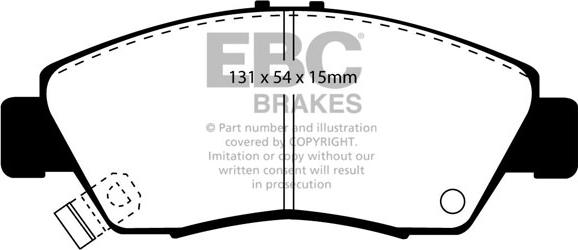 EBC Brakes DP890 - Jarrupala, levyjarru inparts.fi