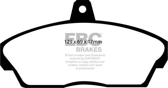 EBC Brakes DP2815 - Jarrupala, levyjarru inparts.fi