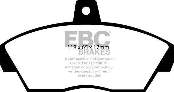 EBC Brakes DP2810 - Jarrupala, levyjarru inparts.fi