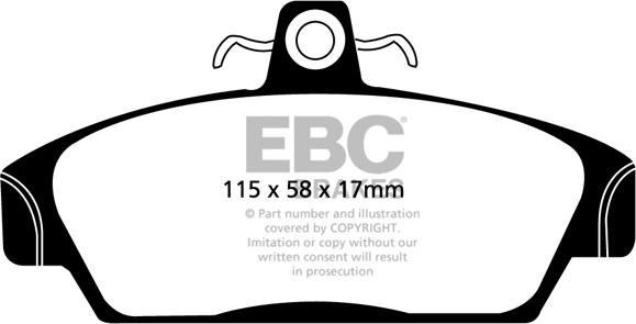 EBC Brakes DP817 - Jarrupala, levyjarru inparts.fi