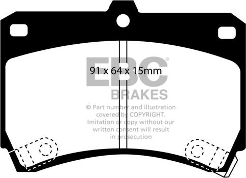 EBC Brakes DP2884 - Jarrupala, levyjarru inparts.fi