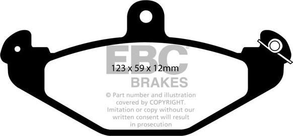 EBC Brakes DP2885/2 - Jarrupala, levyjarru inparts.fi