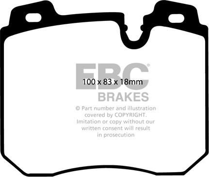 EBC Brakes DP2886 - Jarrupala, levyjarru inparts.fi